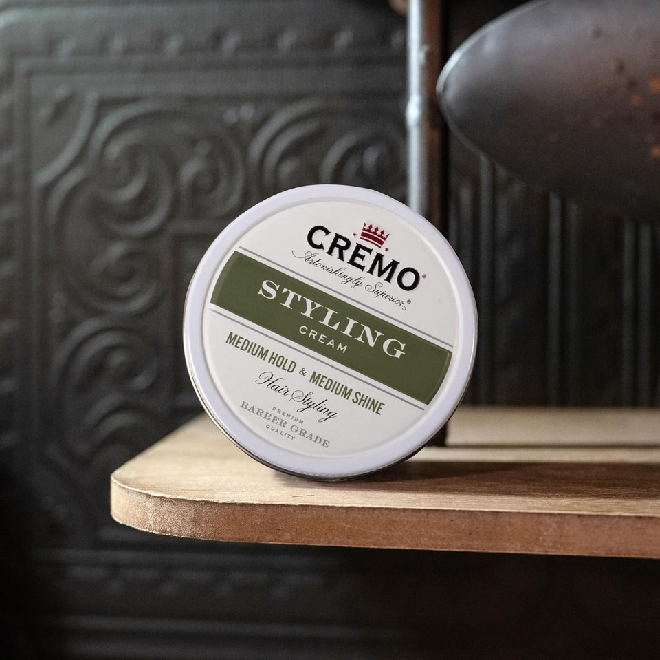Cremo Thickening Hair Styling Paste for Men, Hair Paste for High Hold and Low Shine, 113 g