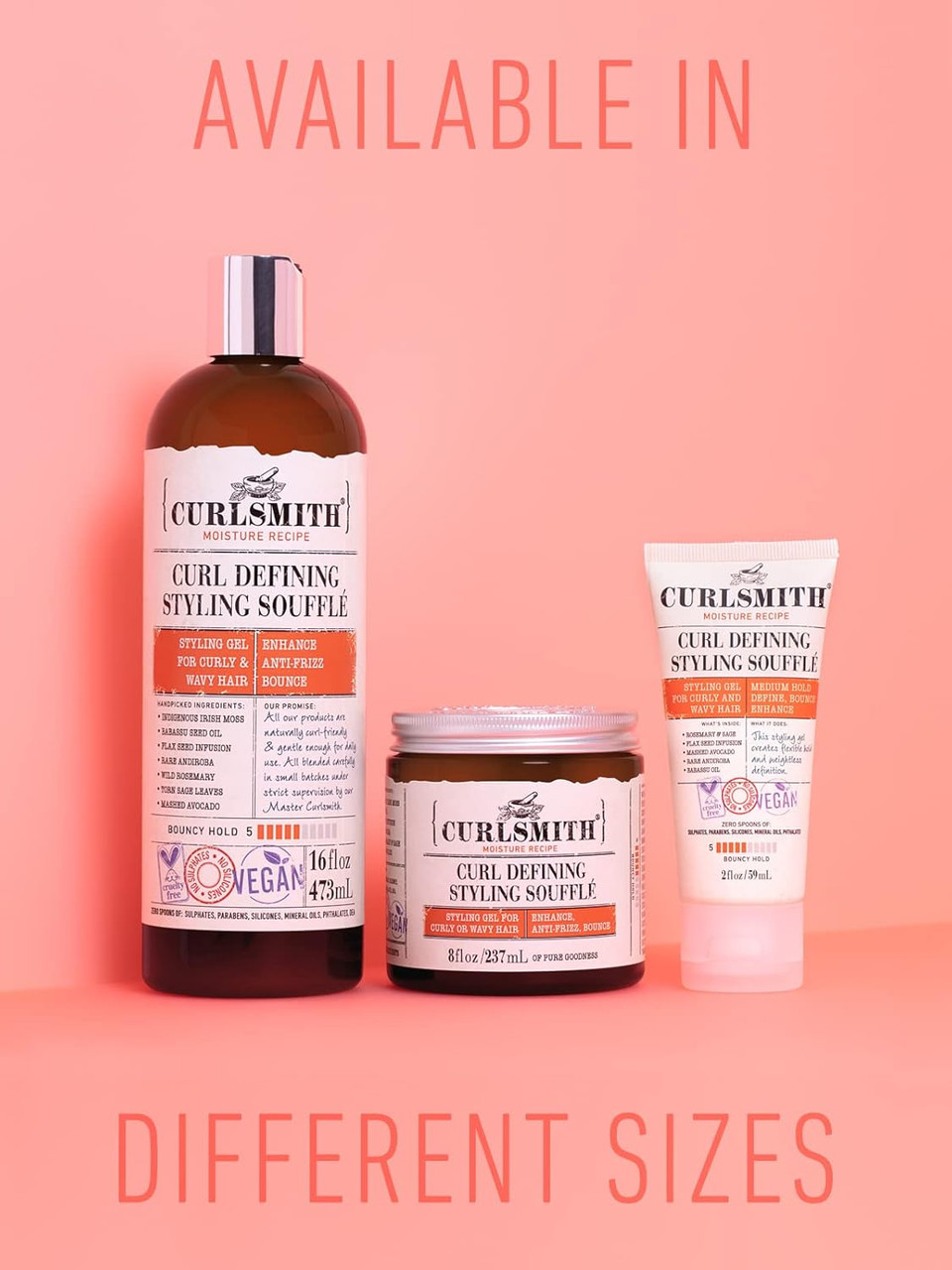 Curlsmith Curl Defining Styling Soufflé - Vegan Medium Hold Styling Gel for Wavy, Curly and Kinky Hair (59ml) Curlsmith Curl Defining Styling Soufflé - Vegan Medium Hold Styling Gel for Wavy, Curly and Kinky Hair (59ml)