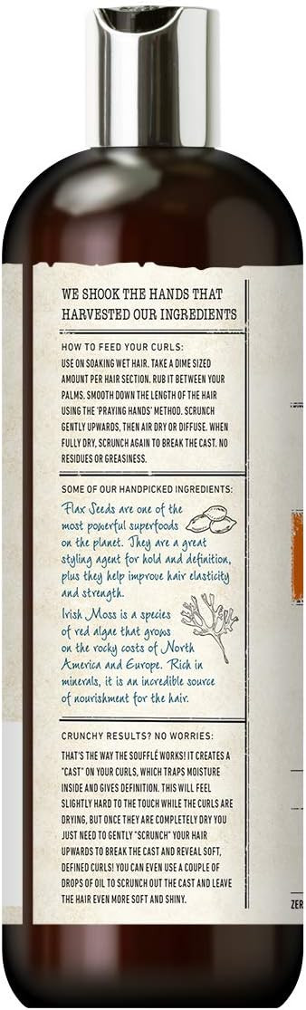 Curlsmith Curl Defining Styling Soufflé - Vegan Medium Hold Styling Gel for Wavy, Curly and Kinky Hair (474ml)