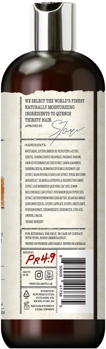 Curlsmith Curl Defining Styling Soufflé - Vegan Medium Hold Styling Gel for Wavy, Curly and Kinky Hair (474ml)