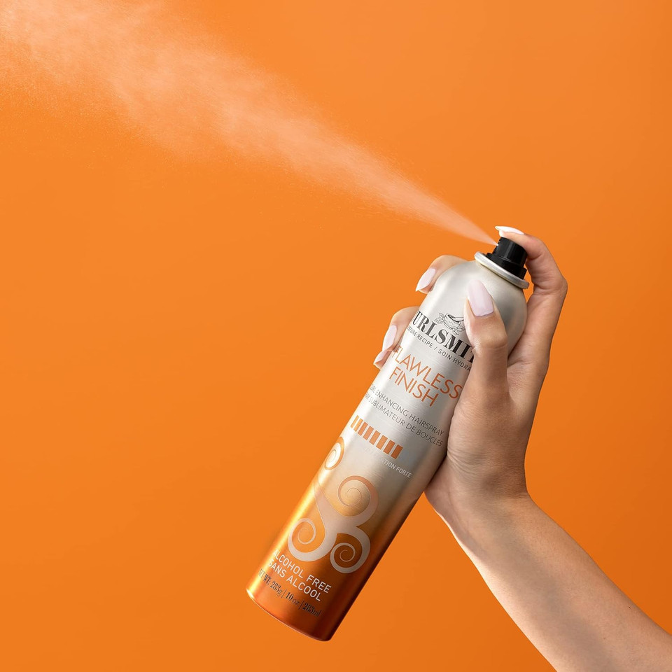 Curlsmith - Flawless Finish Hairspray, Firm Hold without Dryness, Alcohol Free, For Curly, Wavy and Coily Hair (283ml/10 oz)