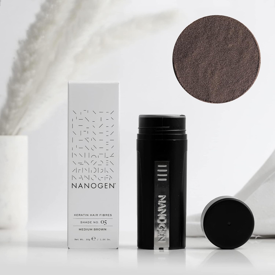 Nanogen Hair Fibres, 15 g, Light Brown