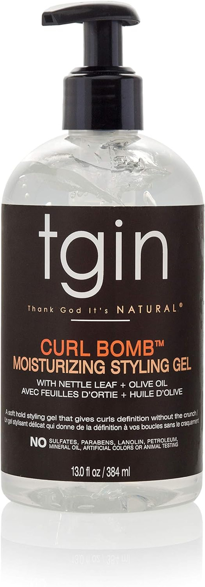 tgin Curl Bomb Moisturizing Styling Gel for Curly Hair Types 384ml tgin Curl Bomb Moisturizing Styling Gel for Curly Hair Types 384ml