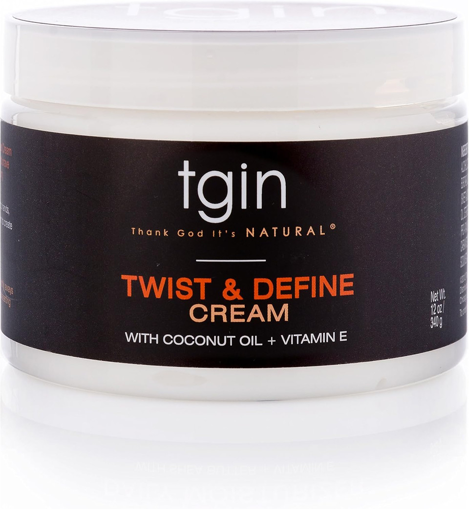 tgin Twist and Define Cream for Natural Hair, 12oz