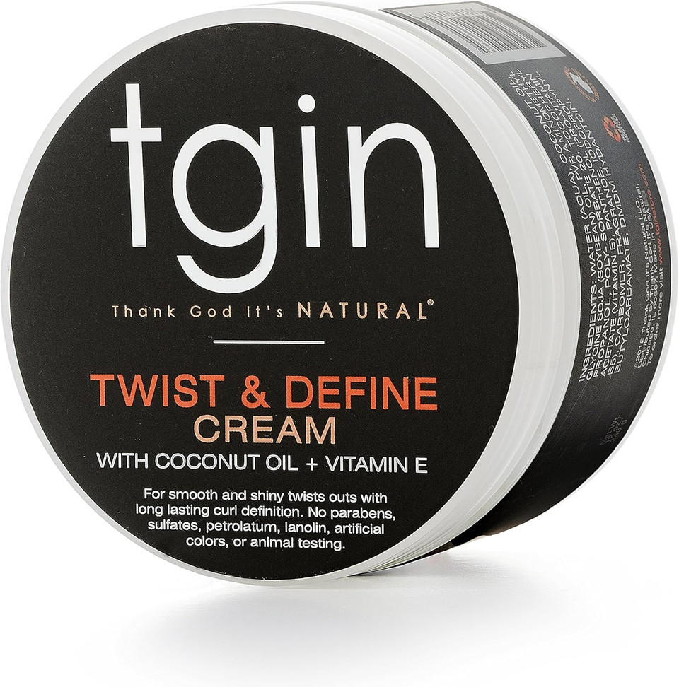 tgin Twist and Define Cream for Natural Hair, 12oz