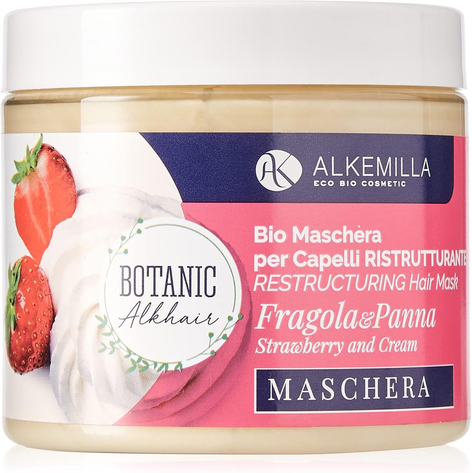 ALKEMILLA Maschera Fragole Panna