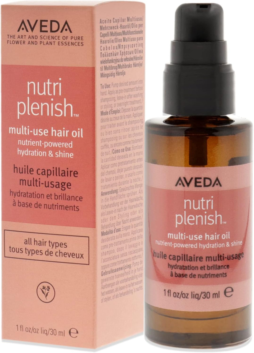 Aveda NutriPlenish Multi-Use Hair Oil (Pack of 2)