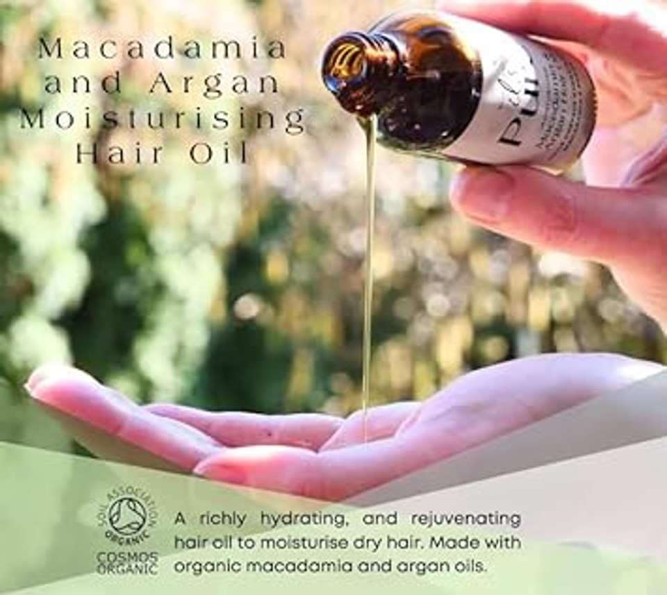 Its Pure Macadamia & Argan Hair Oil 50ml | 100% Organic, Natural & Cruelty-Free