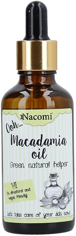 Nacomi Natural Vegan Macadamia Oil with Pipette 50ml