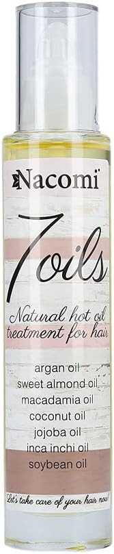 Natural Mask for Hair A Basis of 7 Vegetable Oils nacomi Moisturising Treatment and Nutrient 100 ml