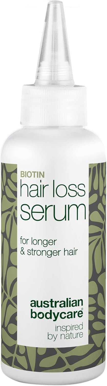 Hair loss serum 100ml | Leave in scalp serum for hair loss | Stimulates hair growth, Great for slow growing hair | With Caffeine & Capilia Longa | Australian Bodycare