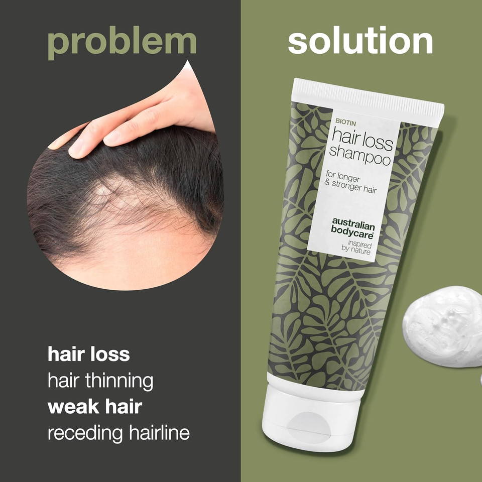 Australian Bodycare Hair loss Shampoo 500ml | Ideal for anyone experiencing hair loss or has very fine, thin hair | Stimulates hair growth, Great for slow growing hair | With Caffeine