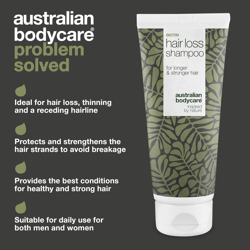 Australian Bodycare Hair loss Shampoo 500ml | Ideal for anyone experiencing hair loss or has very fine, thin hair | Stimulates hair growth, Great for slow growing hair | With Caffeine