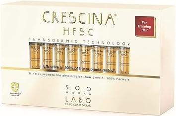 Crescina HFSC Transdermic Technology Physiological Hair Growth 500 Women 20 Vials