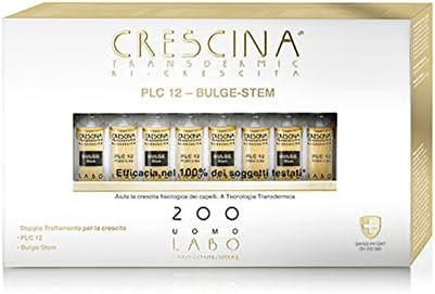 Crescina PLC12 BULGE STEM Hair Loss 200 MAN 40(20+20) Ampoules