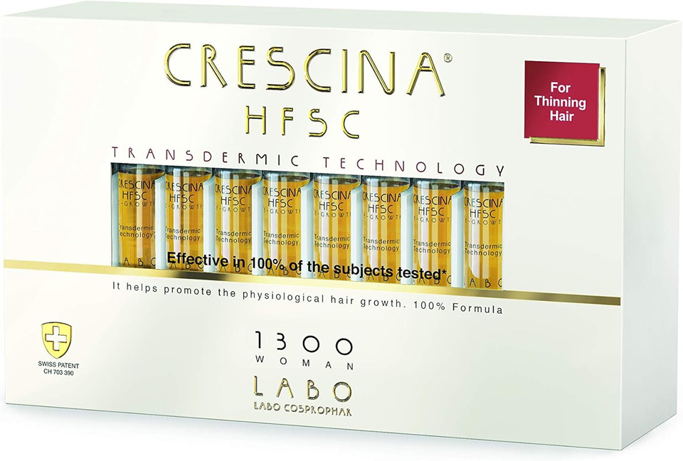 Crescina HFSC Transdermic Technology Physiological Hair Growth 1300 Women 20 Vials