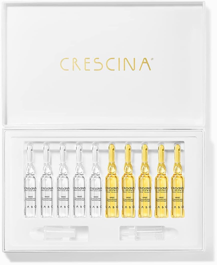 CRESCINA HFSC TRANSDERMIC technology ampoule complex for restoring hair growth and against hair loss for men, 1300, N 10+10