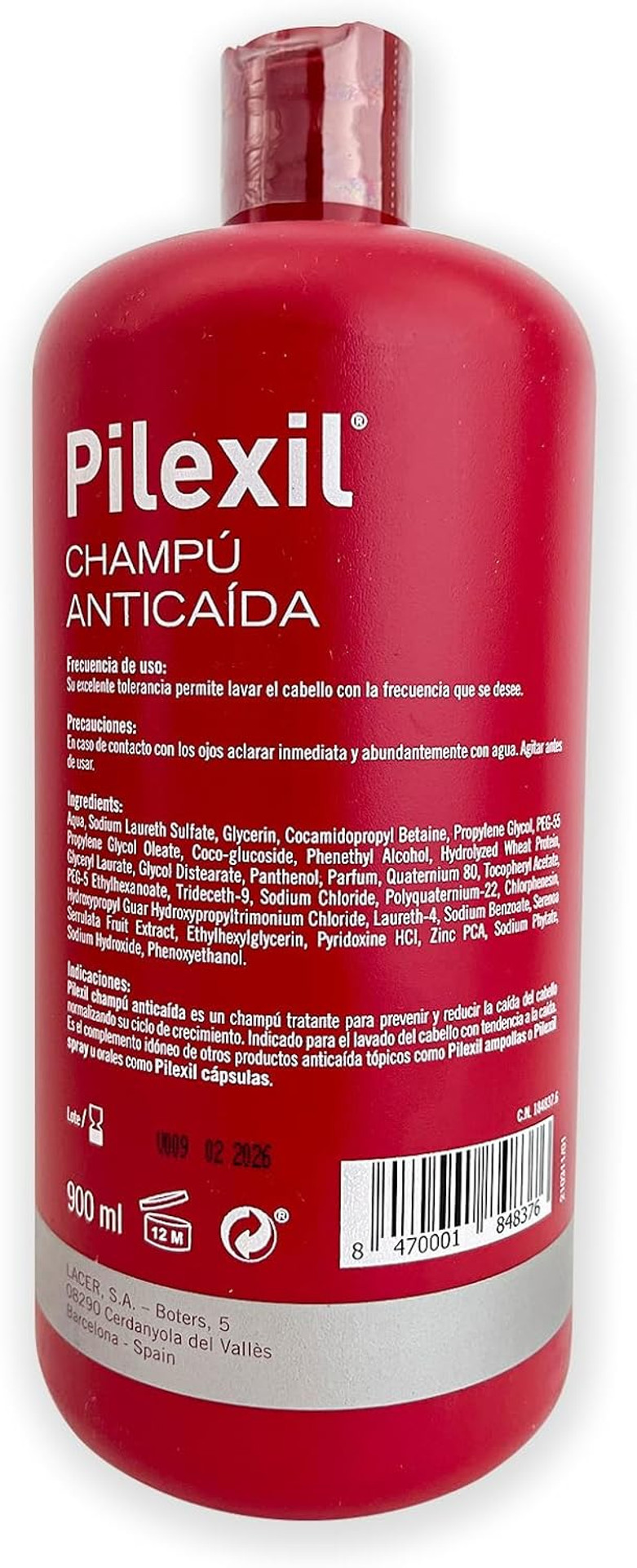 Lacer Pilexil Anti-Hair Loss Shampoo 900 ml