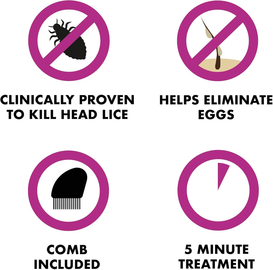 Full Marks Head Lice Solution Spray 150 ml - Fast & Effective Nit Treatment with Comb, Scalp Scrub, Prevention, Kills Nits, Easy Application, Safe for Kids, No Harsh Chemicals (Pack of 2)