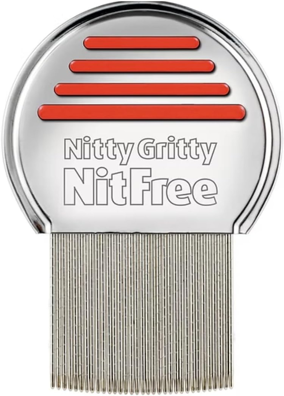 Nitty Gritty NitFree Head Lice Comb Twin Pack  2x Professional Stainless Steel Lice & Nit Removal Combs  Gentle, Effective & Reusable for Kids & Adults