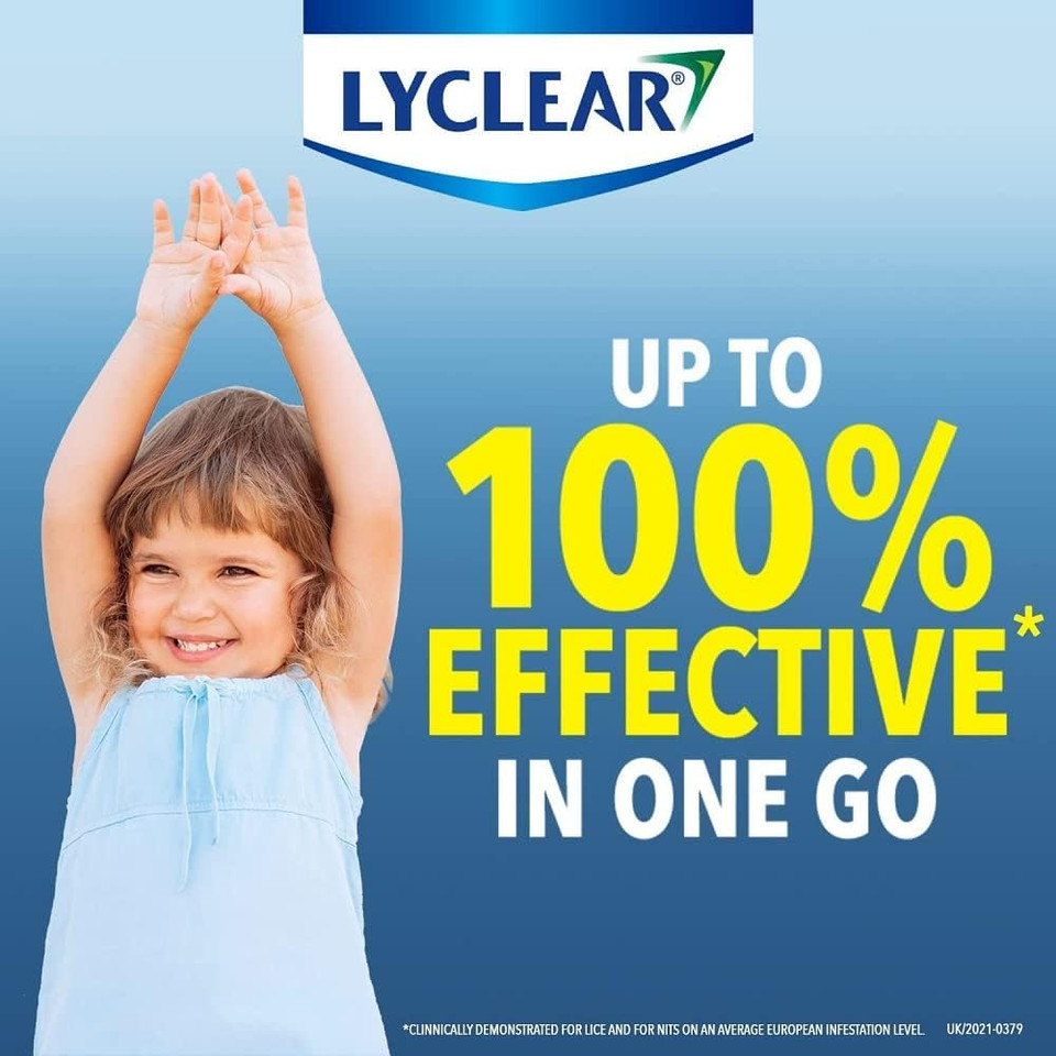 Lyclear Express Treat & Protect Shampoo - Kills Head Lice & Eggs  Effective in Just 5 minutes on Head Lice - Helps Protect for up-to 72 Hours* & Washes Hair  200ml Shampoo Format