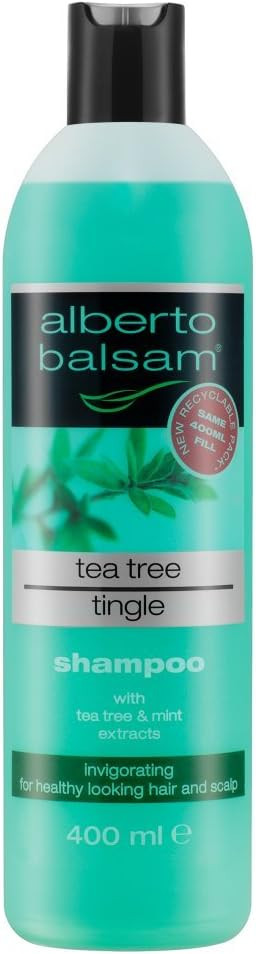 Alberto Balsam Tea Tree Shampoo, 400ml, 400ml
