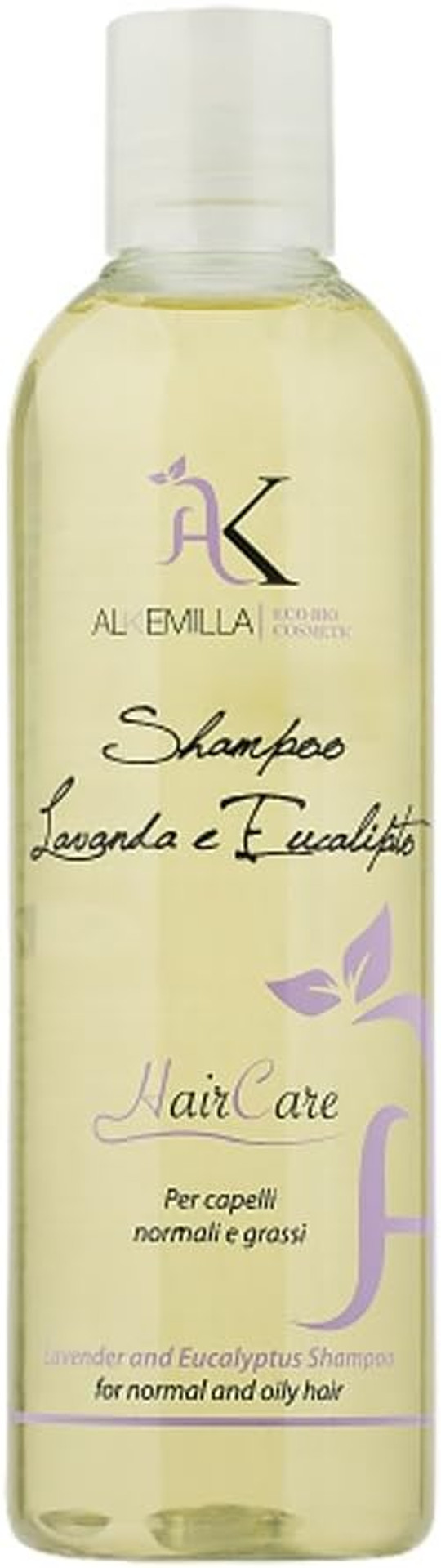 Alkemilla Bio Shampoo Lavender Eucalyptus, Transparent, 250 Milliliters