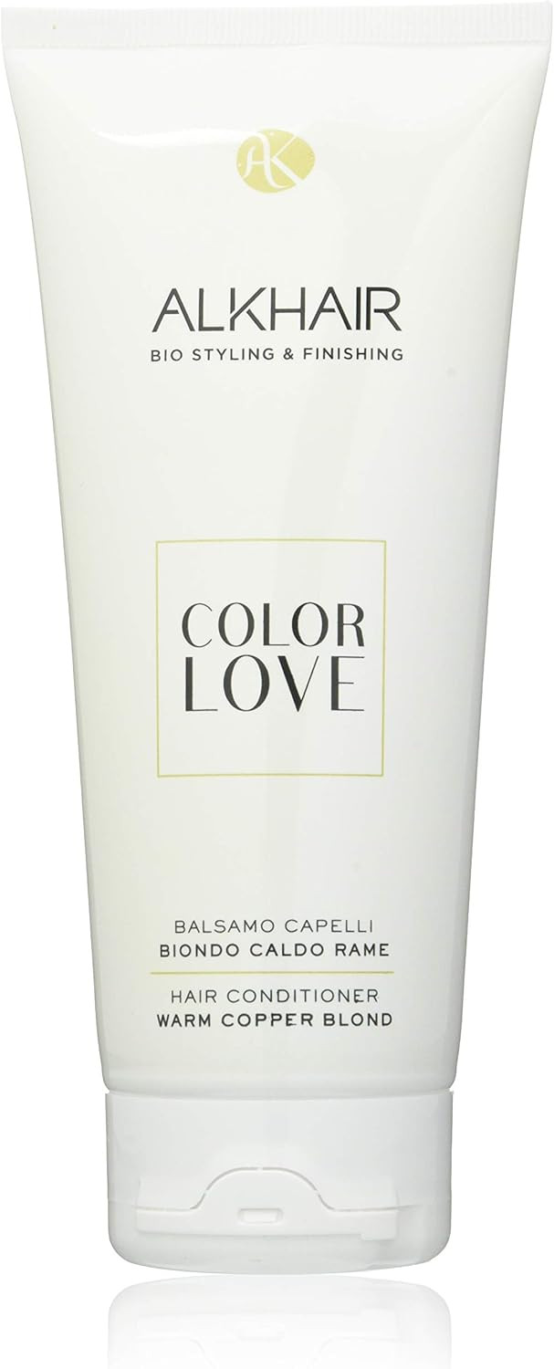 ALKEMILLA - Color Love - Color Conditioner for Warm Blonde Hair - Restructuring and protective - For brittle and dry hair - Organic - Natural - Vegan - Cruelty Free - 200 ml