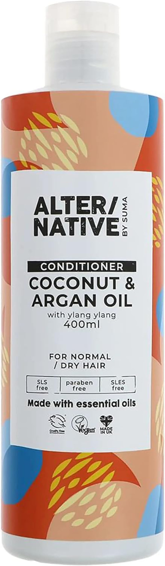 Alter/Native Natural Plant-Powered Cruelty Free Conditioner (Patchouli & Sandalwood, 400ml)