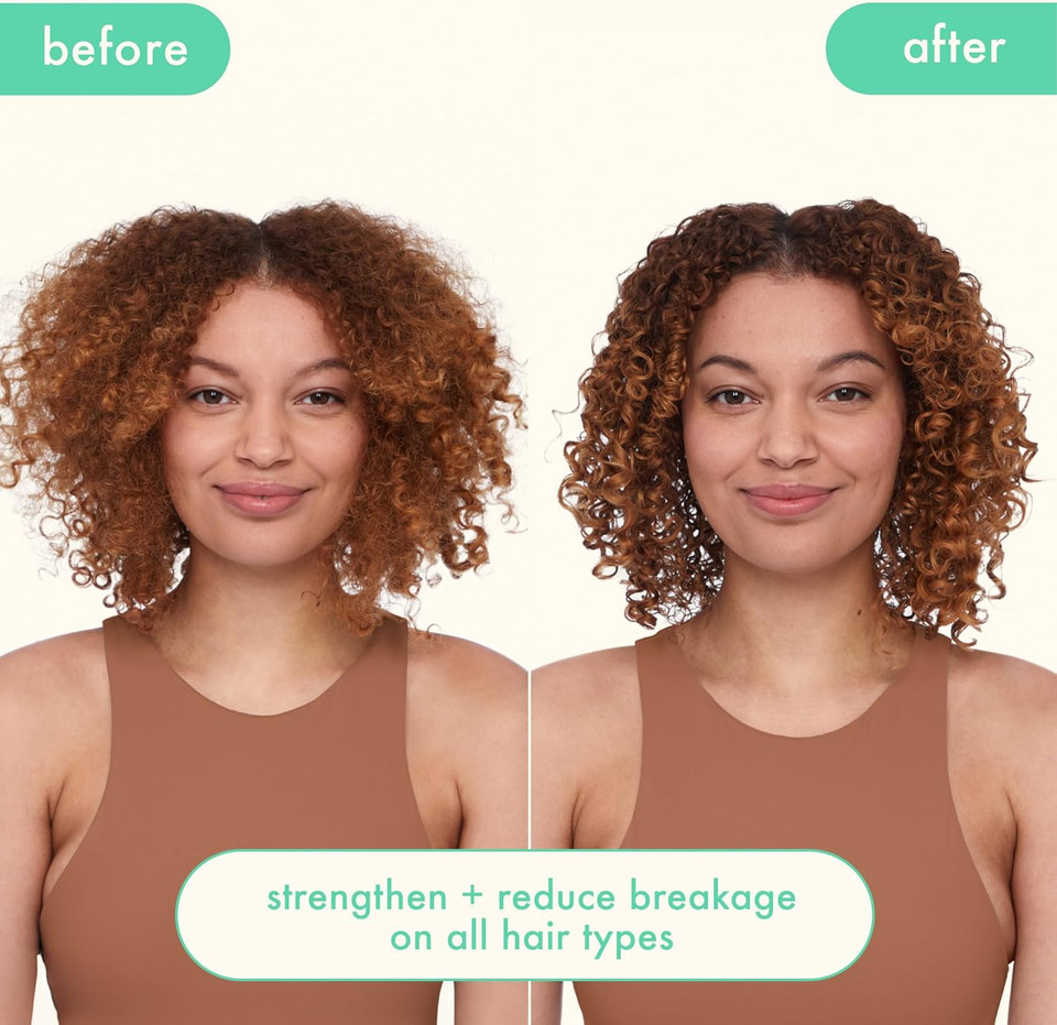 amika the kure intense strength repair hair mask - strengthening hair care for dry, damaged strands - rich deep conditioner enriched with bond fortifying technology to help reduce breakage (250 ml)