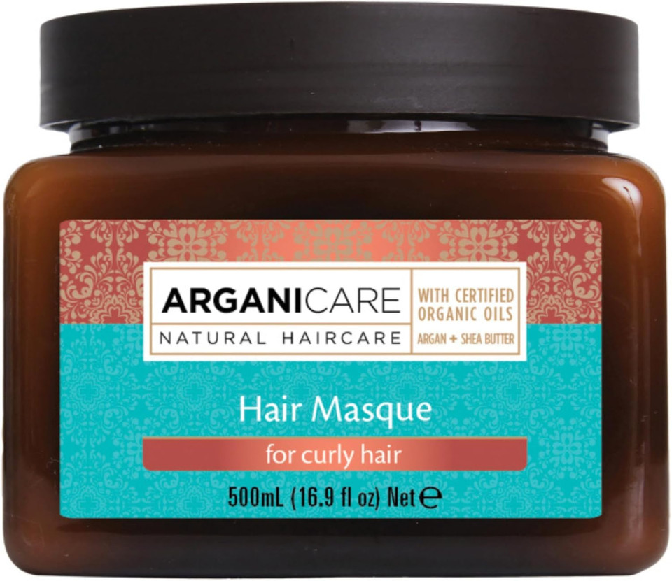 Arganicare | Argan range | Nourishing Repair Mask | With organic Argan oil | Curly and frizzy hair | Strength & Maneuverability | Brings Softness & Shine | Helps Redefine Your Curls | 500mL Arganicare | Argan range | Nourishing Repair Mask | With organic Argan oil | Curly and frizzy hair | Strength & Maneuverability | Brings Softness & Shine | Helps Redefine Your Curls | 500mL