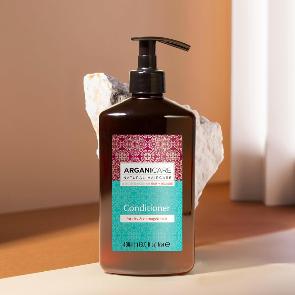 Arganicare | Argan range | Nourishing & Moisturizing Conditioner | Repairer | With organic Argan oil | Hair care | Dry and Damaged Hair | Prevents Breakage | 400mL Arganicare | Argan range | Nourishing & Moisturizing Conditioner | Repairer | With organic Argan oil | Hair care | Dry and Damaged Hair | Prevents Breakage | 400mL