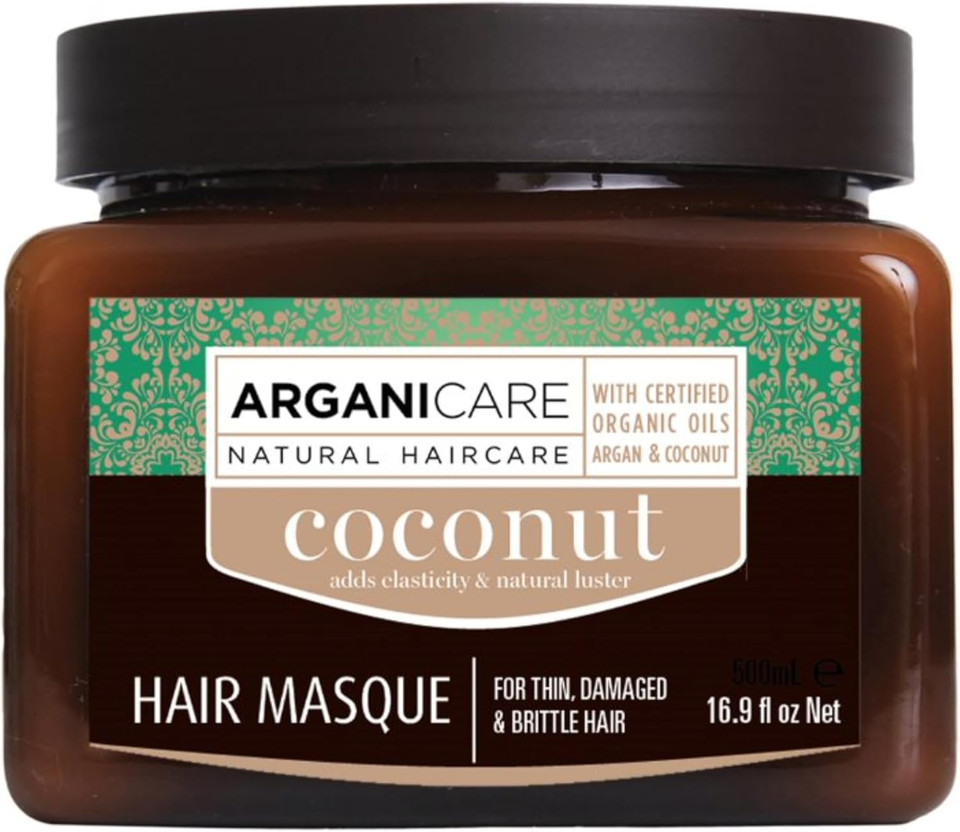 Arganicare | Coco range | NOURISHING REPAIR MASK | With Organic Coconut | Promotes Growth | Anti-dandruff & Anti-breakage | High hydration | Dry & Damaged Hair | 500mL Arganicare | Coco range | NOURISHING REPAIR MASK | With Organic Coconut | Promotes Growth | Anti-dandruff & Anti-breakage | High hydration | Dry & Damaged Hair | 500mL