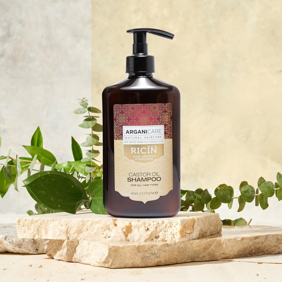 ARGANICARE | Growth Accelerator Shampoo | Brings Strength and Resistance to Hair | Stimulates Growth | Nourishes and Hydrates Hair | Made in France | Set of 2x400ML