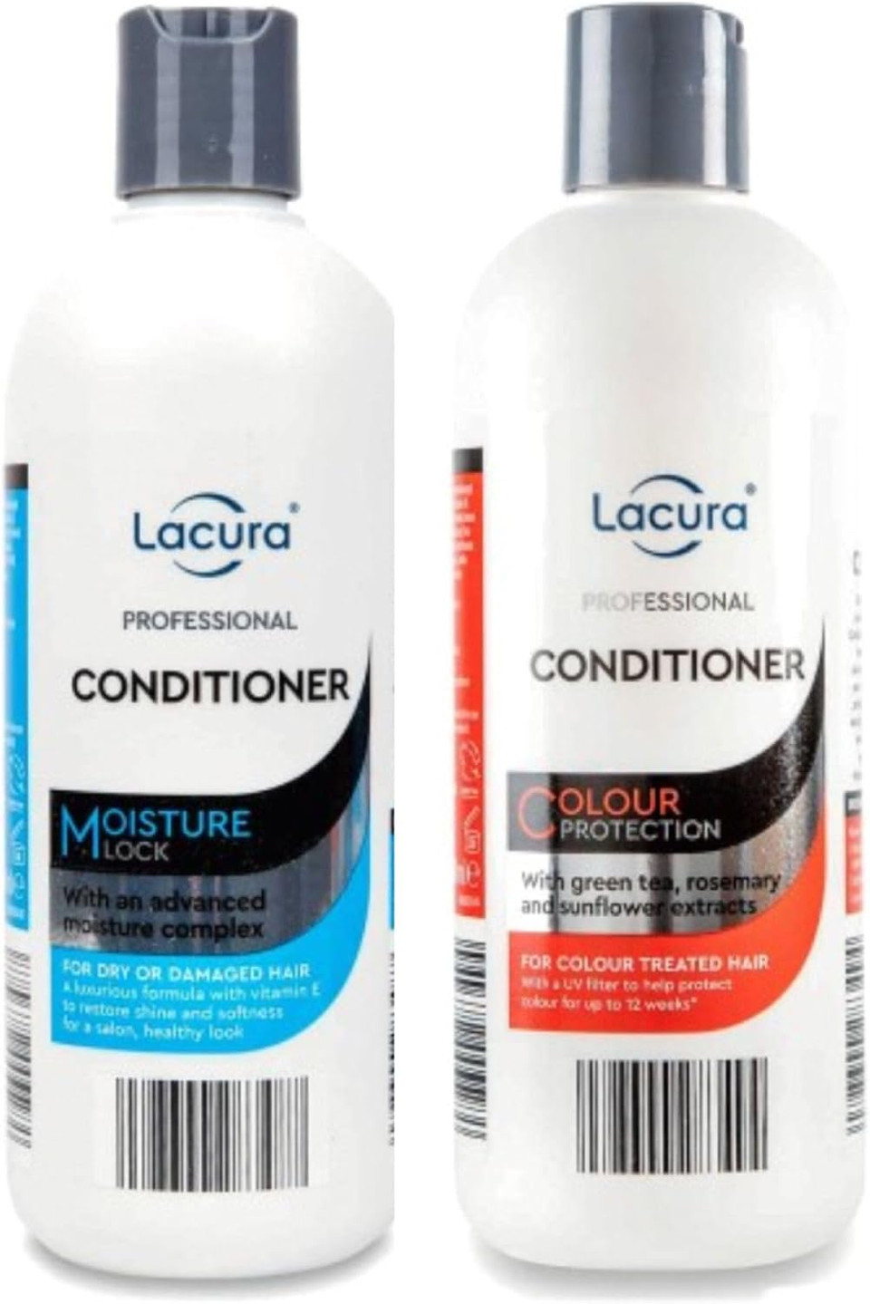 ark future Lacura Professional Conditioner  Nourishing & Moisturizing Hair Care for Soft, Smooth, & Healthy Hair 2 x 500 ml (Colour Protection)