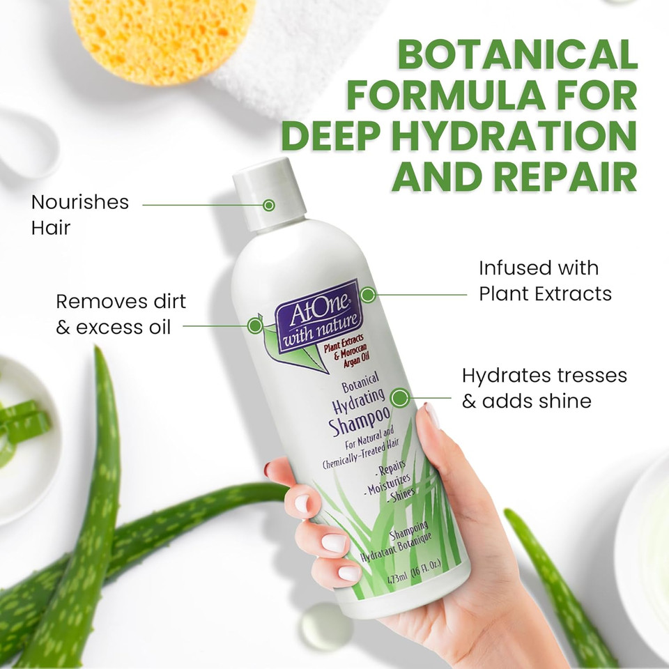 AtOne Botanical Hydrating Shampoo 16oz by AtOne