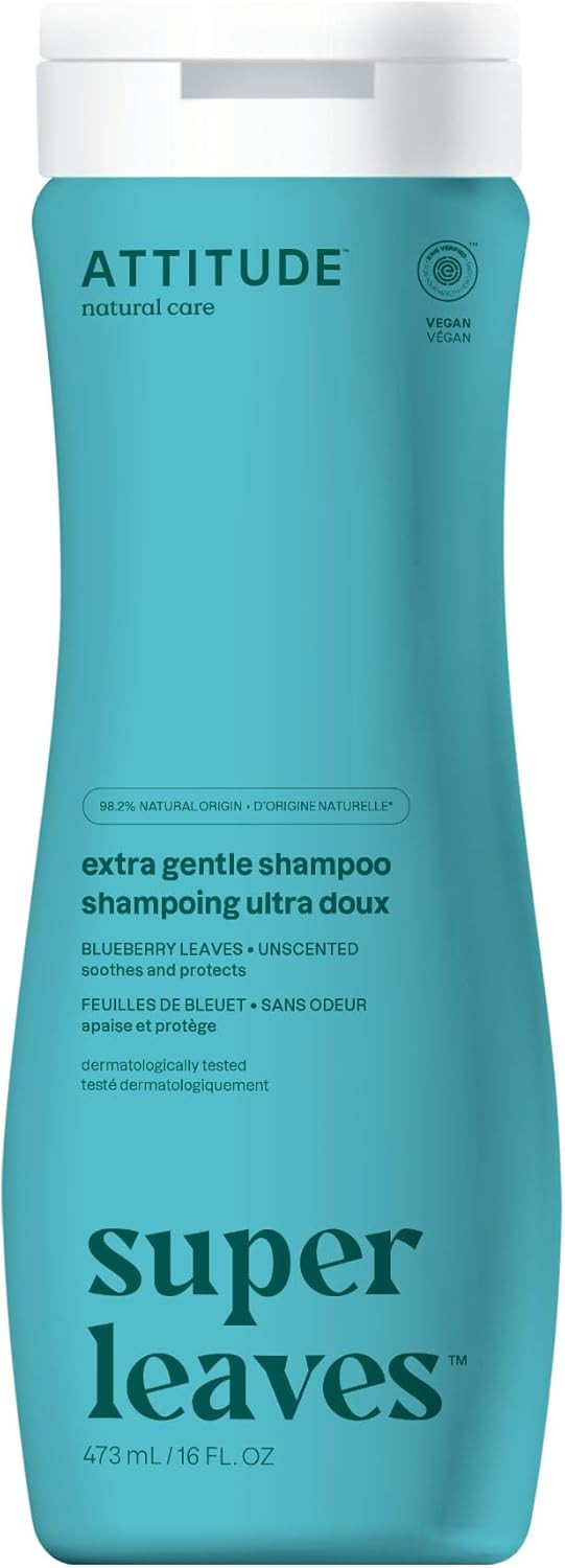 ATTITUDE Volume and Shine Hair Shampoo, EWG Verified, For Thin Hair, Naturally Derived Ingredients, Vegan and Plant Based, Soy Protein And Cranberries, 473 mL