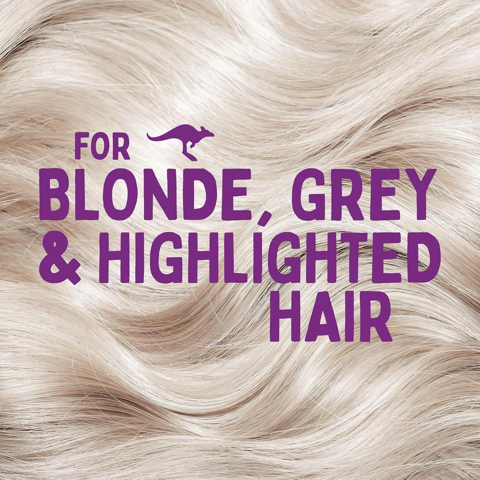 Aussie Blonde Hydration Vegan Purple Shampoo, Conditioner And 3 Minute Miracle Hair Mask Set, Silver Toner, Neutralises Yellow & Brassy Tones for Hydrated Hair