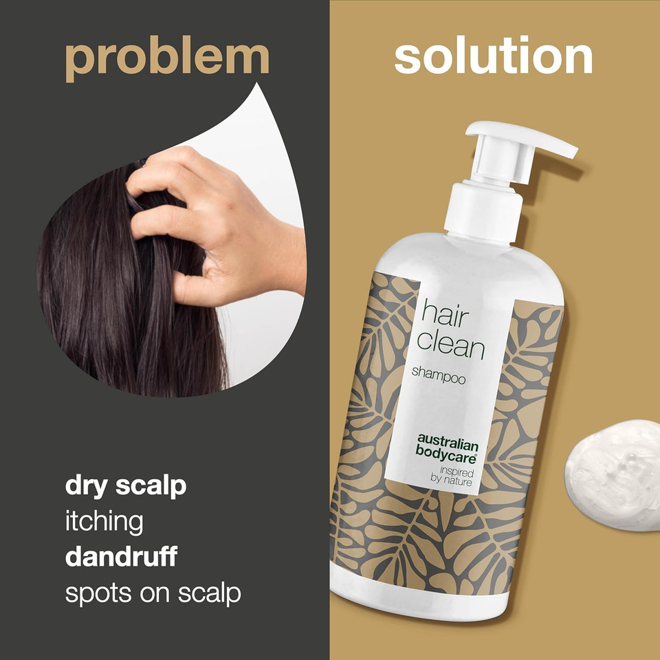 Shampoo 500 ml With 4-Terpineol, Known from Tea Tree Oil  Anti Dandruff - For Itchy, Flaky, Dry Scalp - Psoriasis & Eczema Care - Scalp Pimples