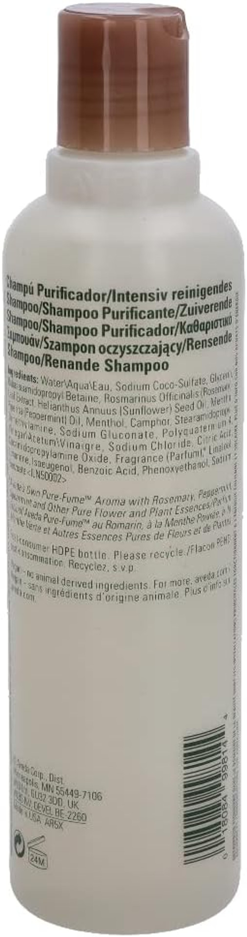 aveda Rosemary Mint Purifying Shampoo, 250 ml (Pack of 1)