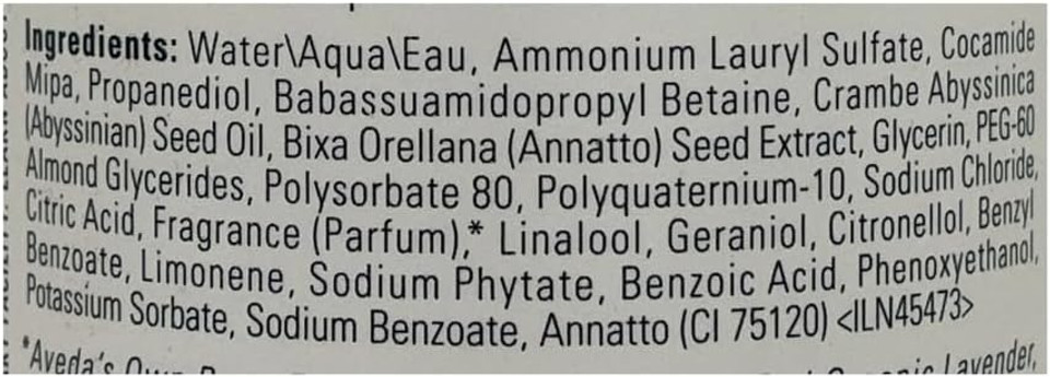 aveda Shampure Nurturing Shampoo Litro BB