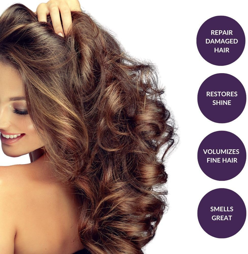 Ayumi Volumising & Shine Shampoo | DHT Blocker Shampoo with Amla Extract | For Frizz Ease with Bergamot Oil | HydratingShampoo for Dry Scalp with Pumpkin | Women & MensShampoo | 2 x 250ml