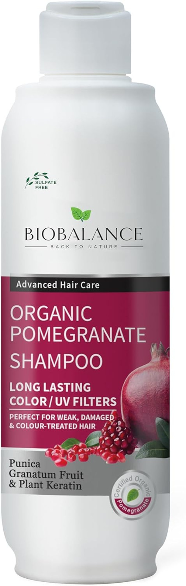 BioBalance Organic Pomegranate Shampoo 330ml