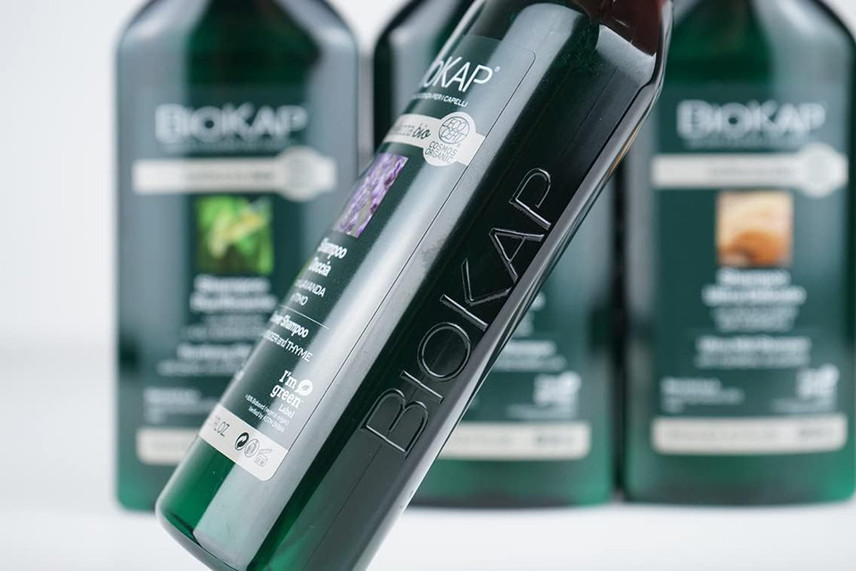 BIOKAP Nutricolor Premium Balm Conditioner 200 ml for Coloured Hair - Vegetable Active Ingredients - Organic Argan Oil - Willow Extract - Rosemary - Eucalyptus - Vegan