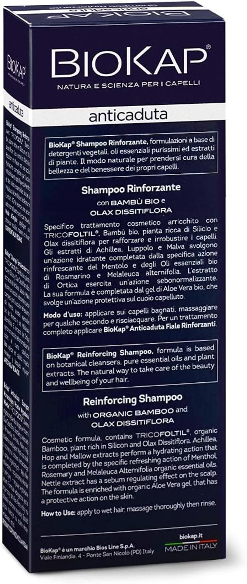 Biokap Anticaduta - Reinforcing Shampoo 200 Ml