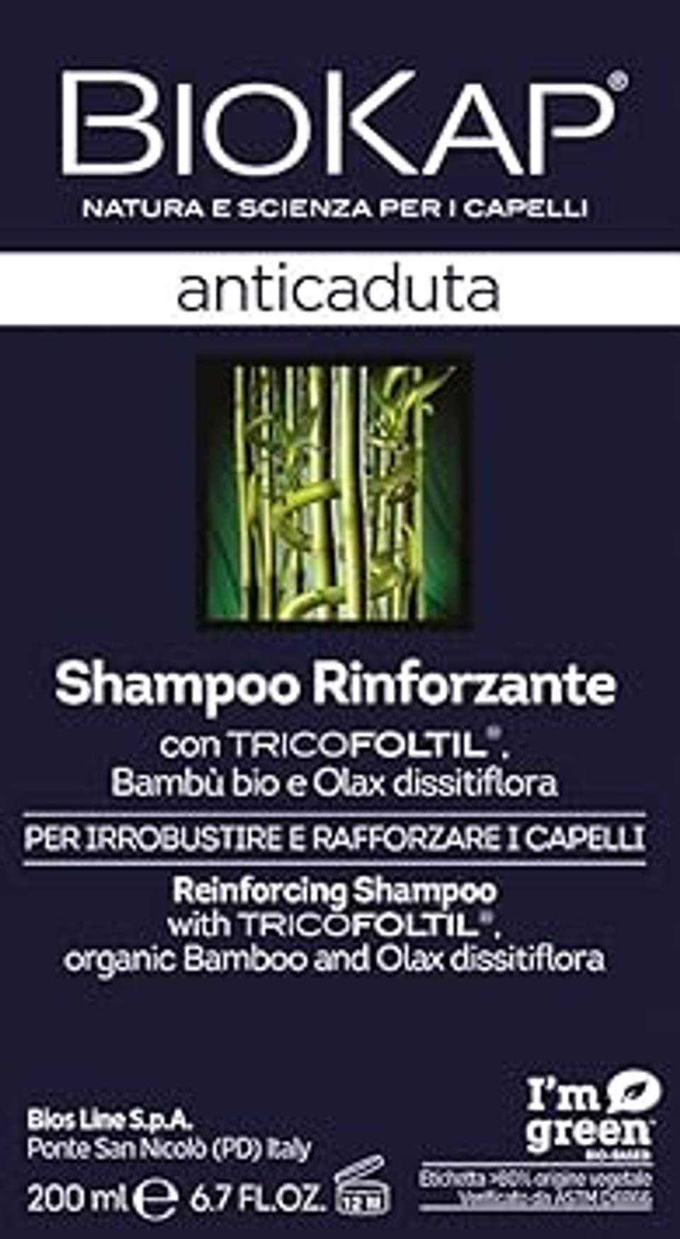 Biokap Anticaduta - Reinforcing Shampoo 200 Ml