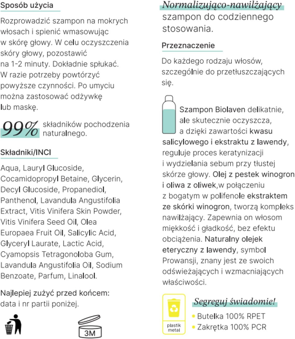 Biolaven Szampon Reguluj?cy 300ml