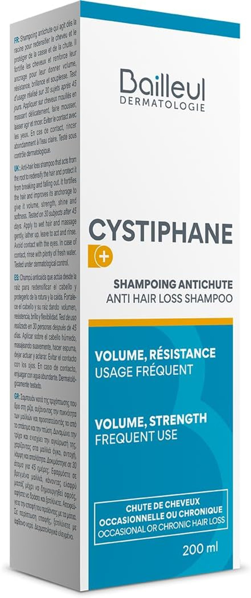 Cystiphane Biorga anti hair loss shampoo, 1 pack (1 x 200 ml)