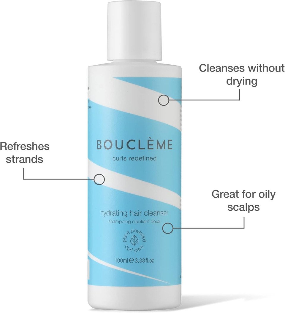 Bouclème Discovery Travel Kit 600ml - Ultimate Haircare Travel Gift to Protect and Nourish Curls- Cleansers, Conditioner, Super Hold Styler & Defining Gel- Vegan, Natural Ingredients, Cruelty Free