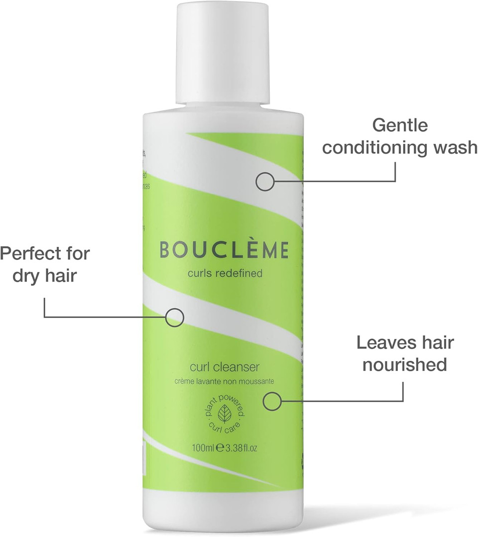Bouclème Discovery Travel Kit 600ml - Ultimate Haircare Travel Gift to Protect and Nourish Curls- Cleansers, Conditioner, Super Hold Styler & Defining Gel- Vegan, Natural Ingredients, Cruelty Free